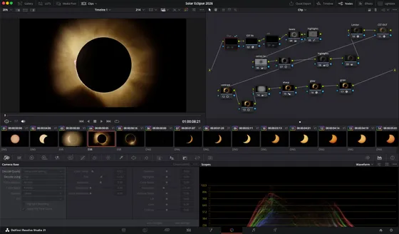 Cómo se hizo el timelapse del eclipse: videotutorial paso a paso